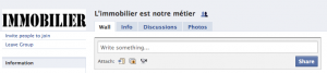 Facebook immobilier