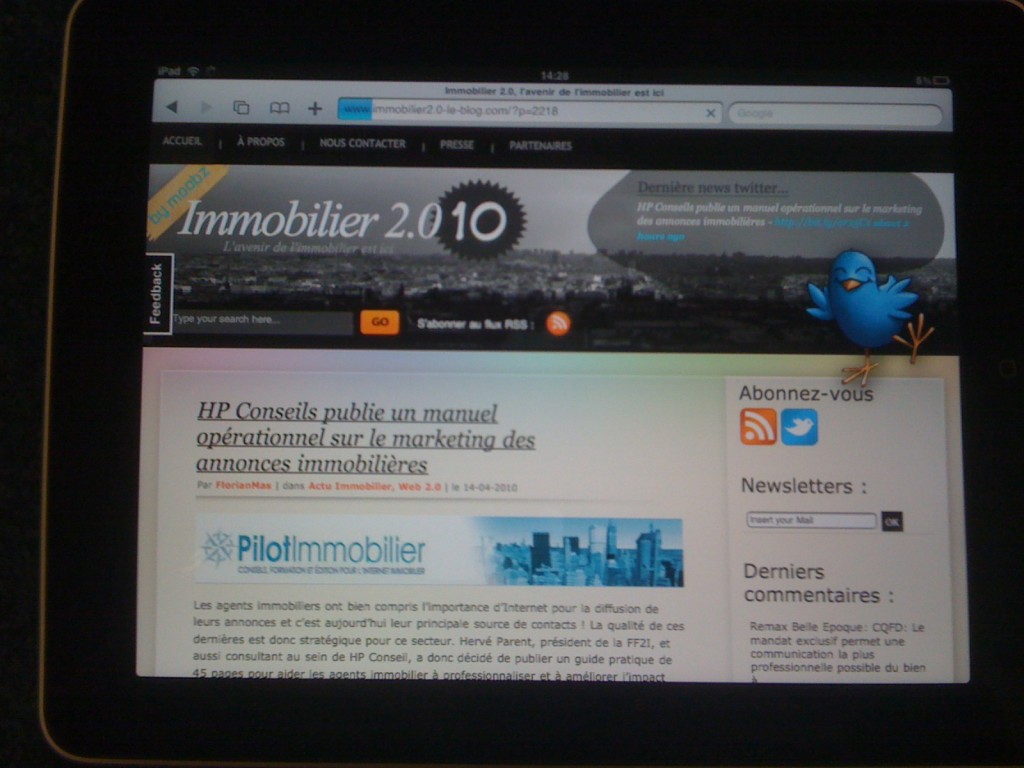 immo ipad