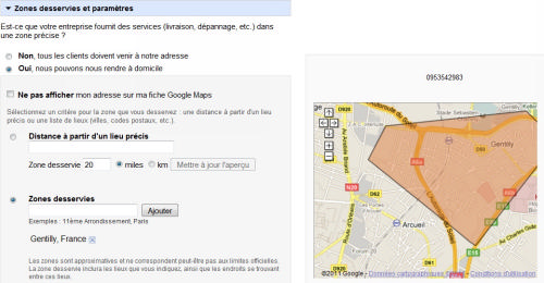 Google Adresse