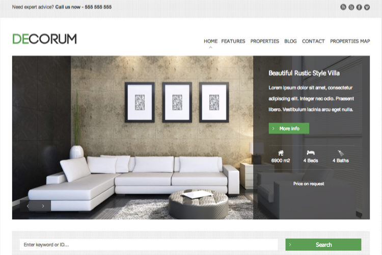 wordpress-site-immobilier-decorum