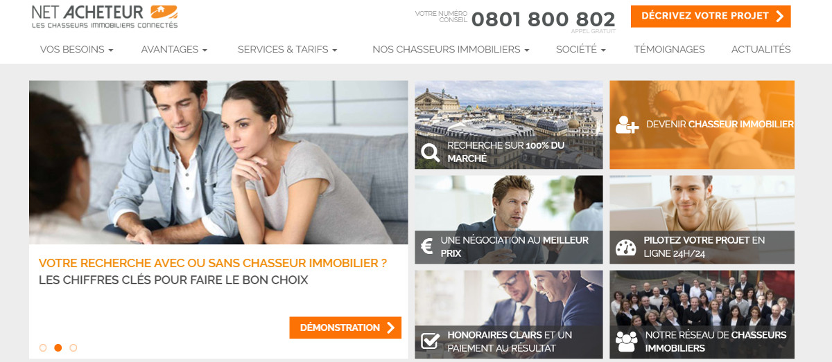 Netacheteur Chasseur Immobilier Startup Annuaire