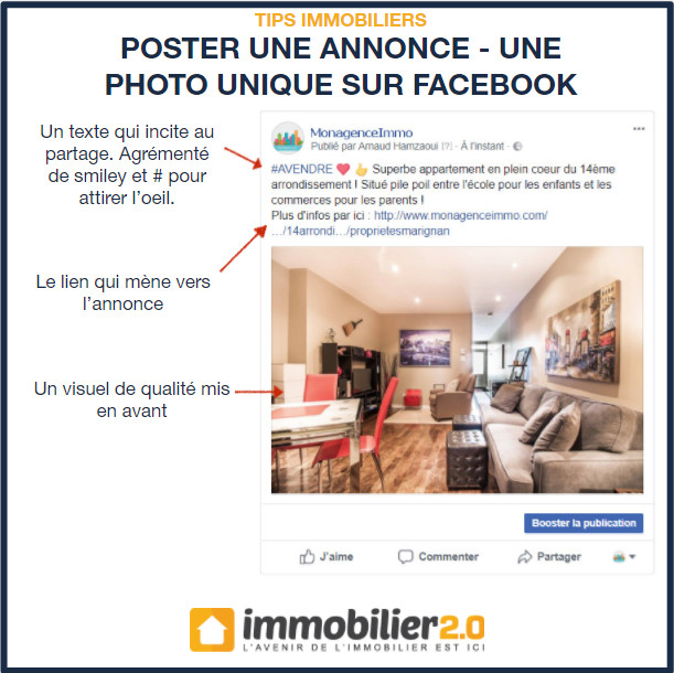 Facebook Annonce Immobilier Photo Seule