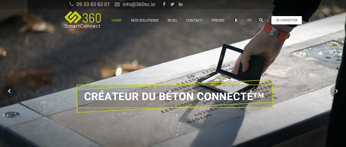 360smartconnect Beton Connecte Promotion Immobilier Startup Presentation