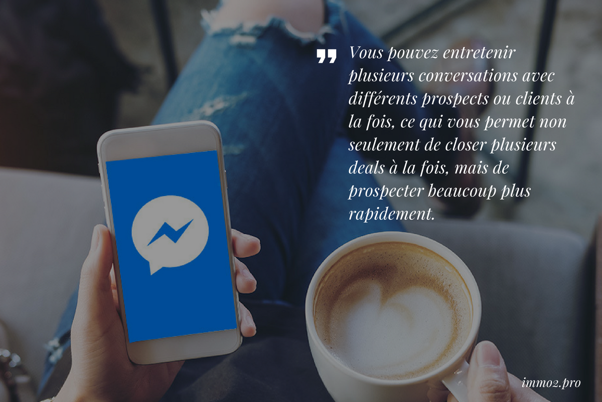 Conversations Prospects Messenger Immobilier