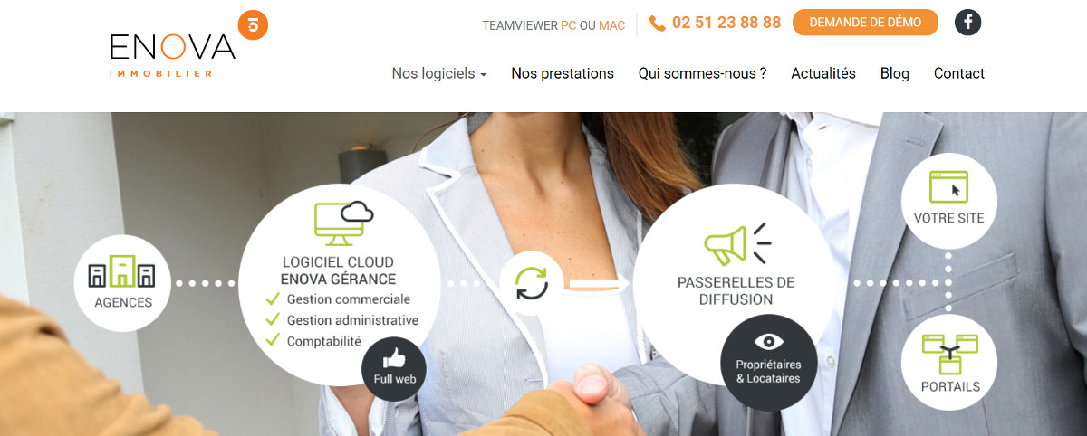 Enova Gerance Logiciel Gestionnaire Immobileir Homepage