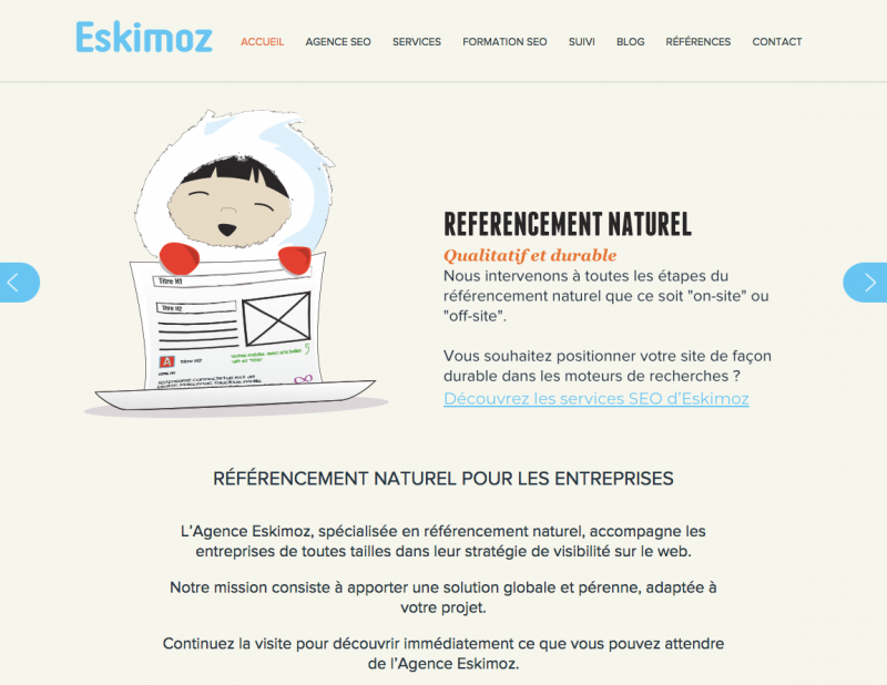 Eskimoz Referencement Naturel