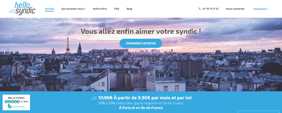 Hellosyndic Gestion Coproprietes Immobilier Illustration