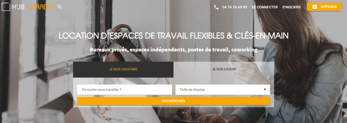 Hubgrade Portail Immobilier Entreprise Illustration