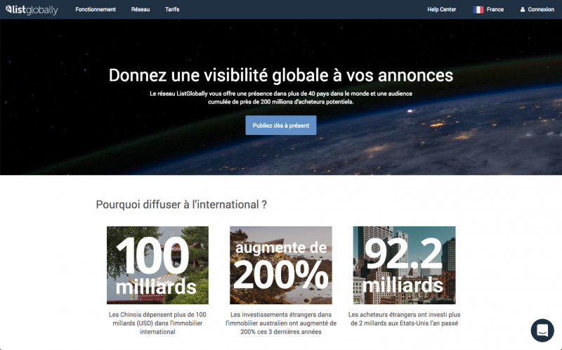 Listglobally Portail Immobilier International Acheteurs Etrangers