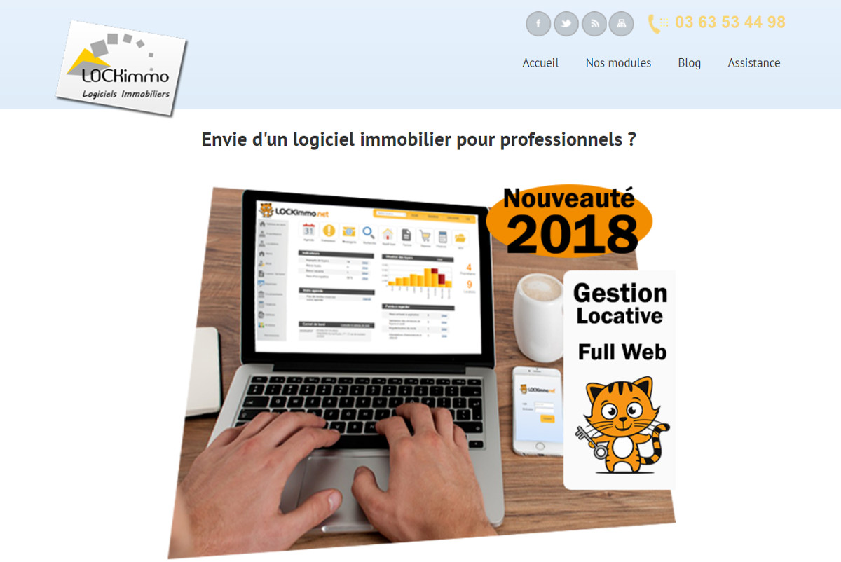 Lockimmo Logiciel Gestion Locative Immobilier Homepage