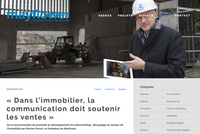 Mayflower Agence Communication Immobilier