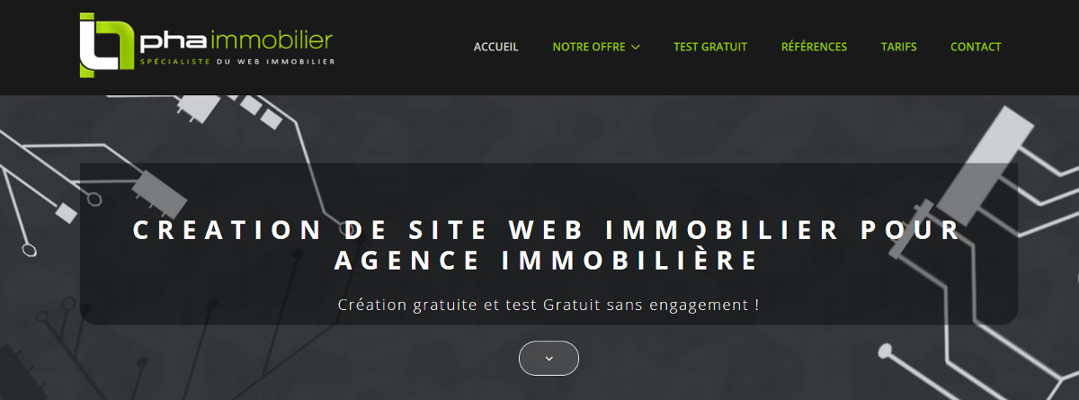 Phaimmobilier Creation Site Agence Immobiliere Illustration