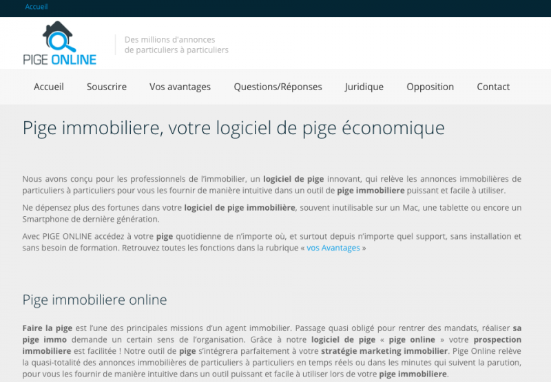 Pige Immobiliere Online