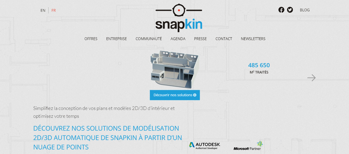 Snapkin Startup Immobilier Modelisation 3d Salon Vivatech