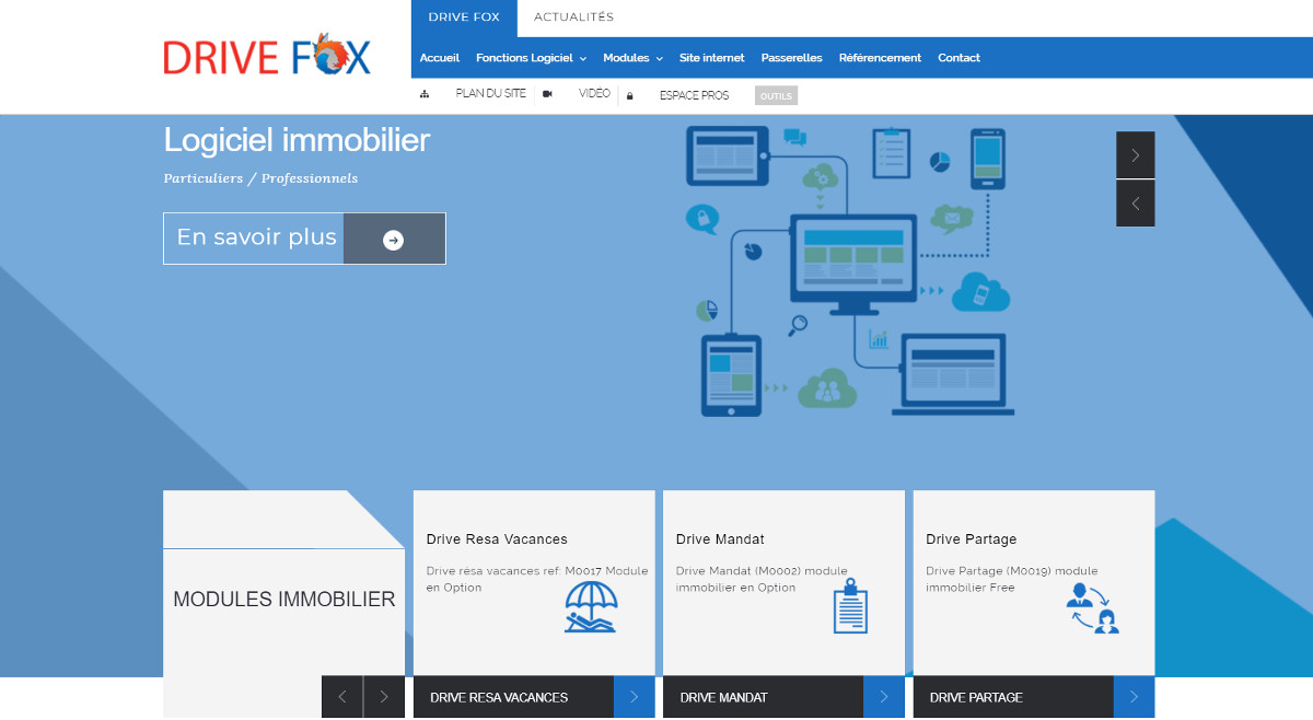 Drivefox Logiciel Immobilier Intercabinet