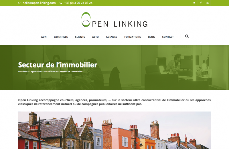 Openlinking Internet Immobilier