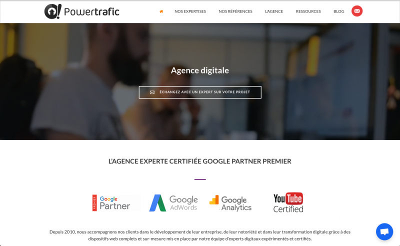 Powertrafice Adwords Immobilier