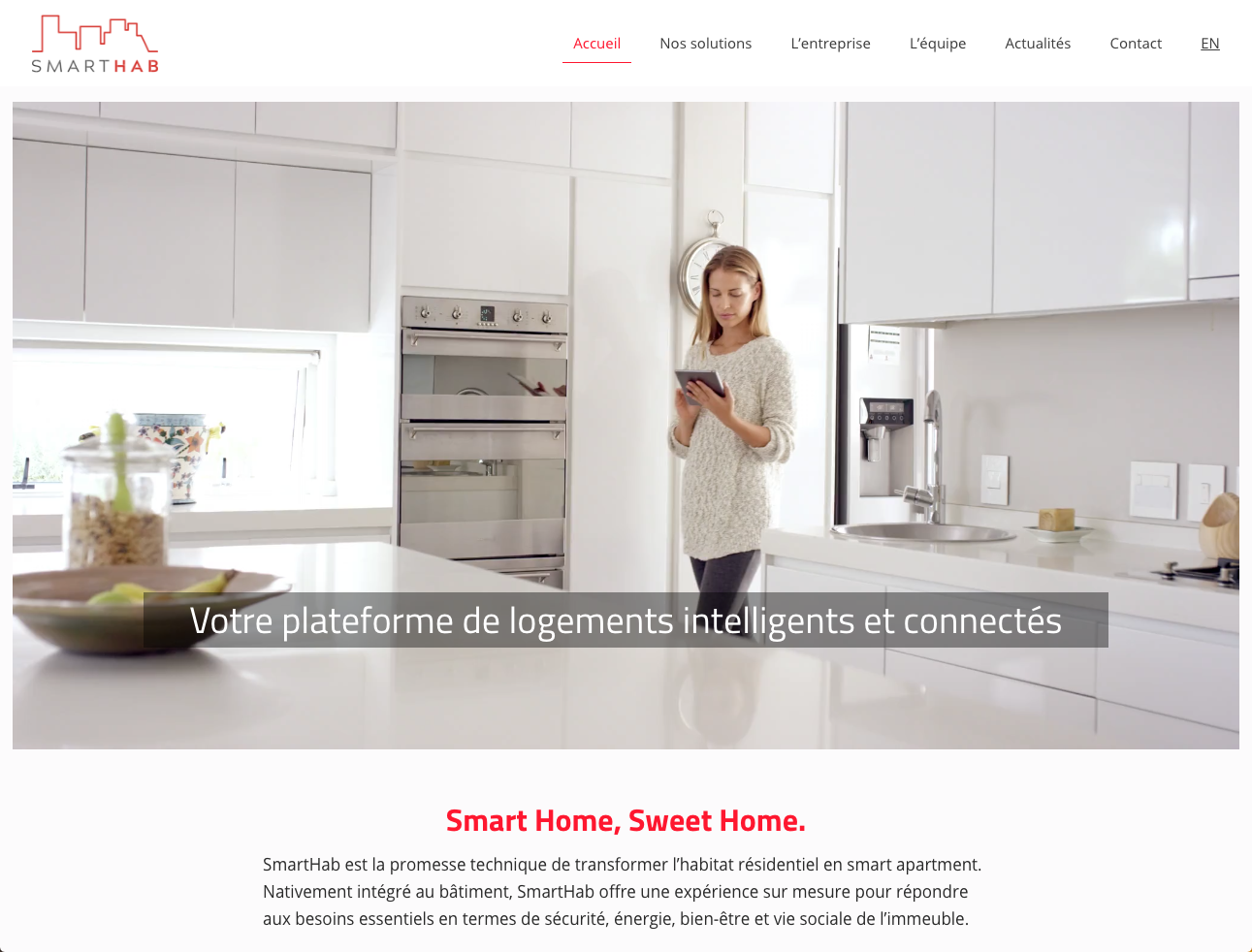 Smart Hab Logement Connecte Objet Intelligent Immobilier