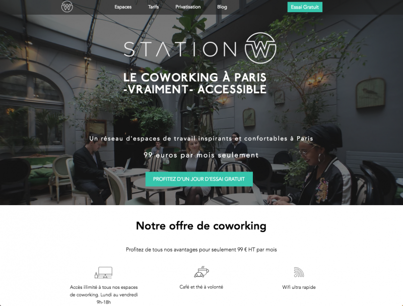 Stationw Coworking Pas Cher Paris