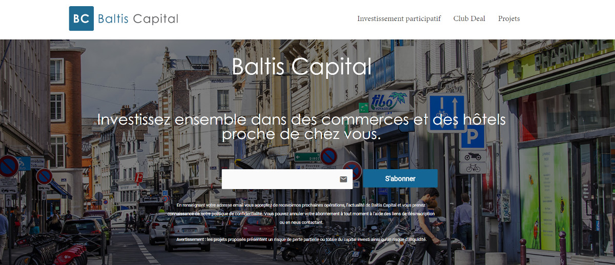 Baltis Capital Crowdfunding Immobilier Financement Participatif