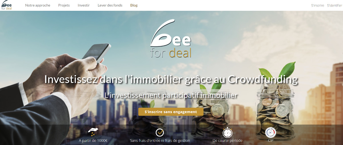 Beefor Deal Immobilier Crowdfunding Plateforme