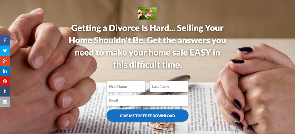 Exemple Landing Page Divorce