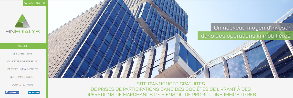 Fineryalis Crowdfunding Investissement Immobilier