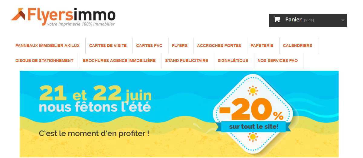 Flyersimmo Imprimerie Professionnels Immobilier Homepage