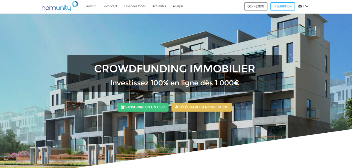 Homunity Crowdfunding Immobilier Annuaire Immobilier Illustration