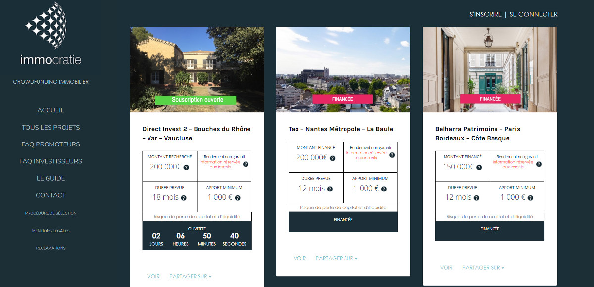 Immocratie Plateforme Crowdfunding Immobilier