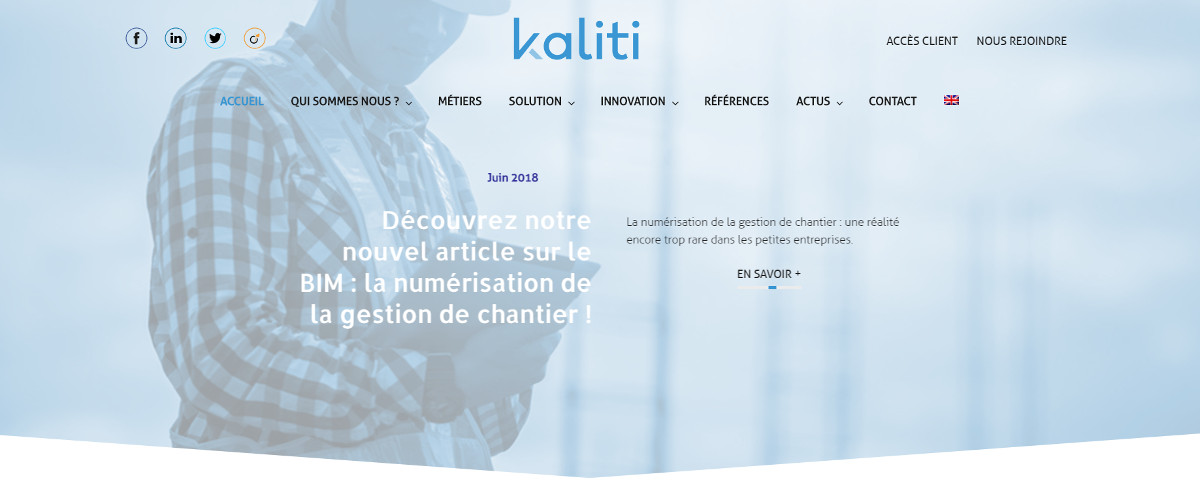 Kaliti Suivi Chantier Immobilier Bim