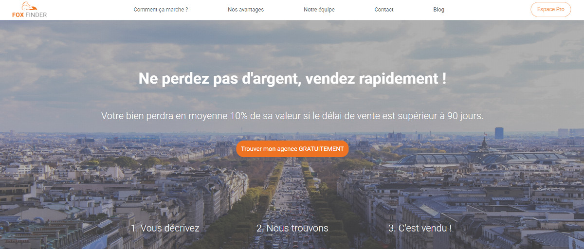 Foxfinder Recherche Immobiliere Prix Homepage