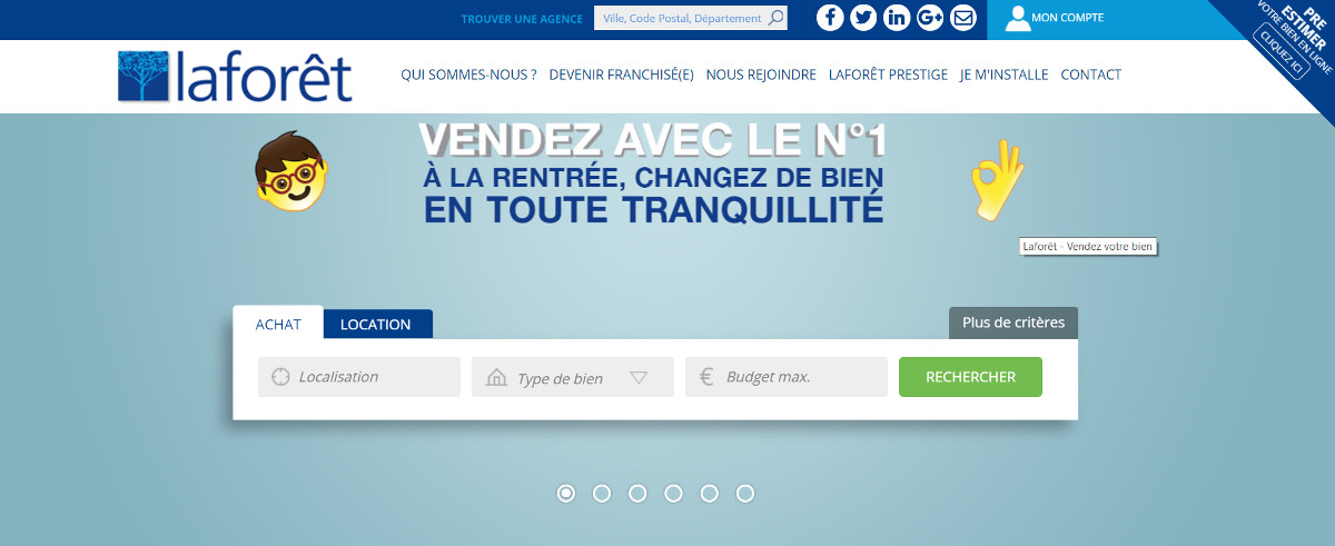 Laforet Reseau Immobilier Professionnels Franchise Immobiliere