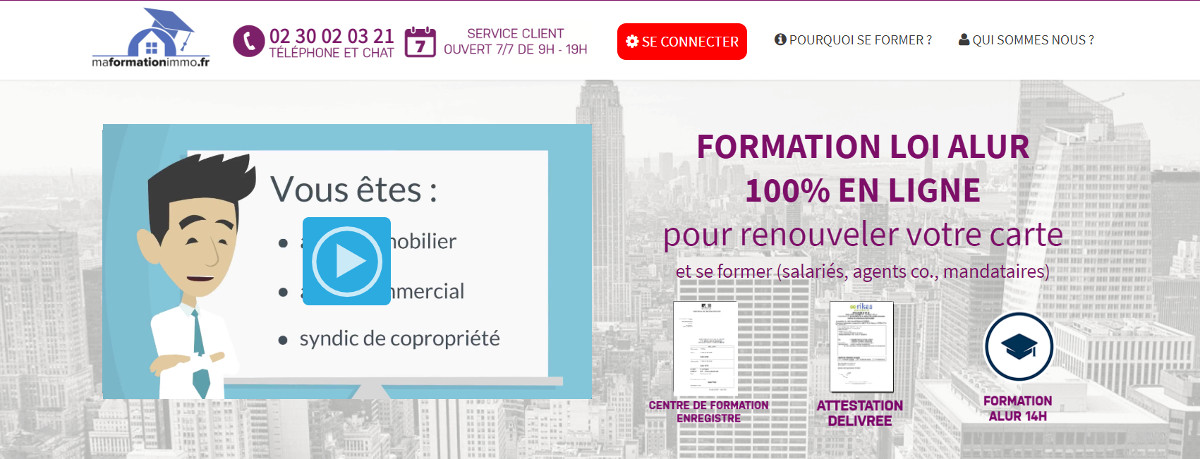 Maformationimmo Formations Loi Alur En Ligne Professionnels Immobilier