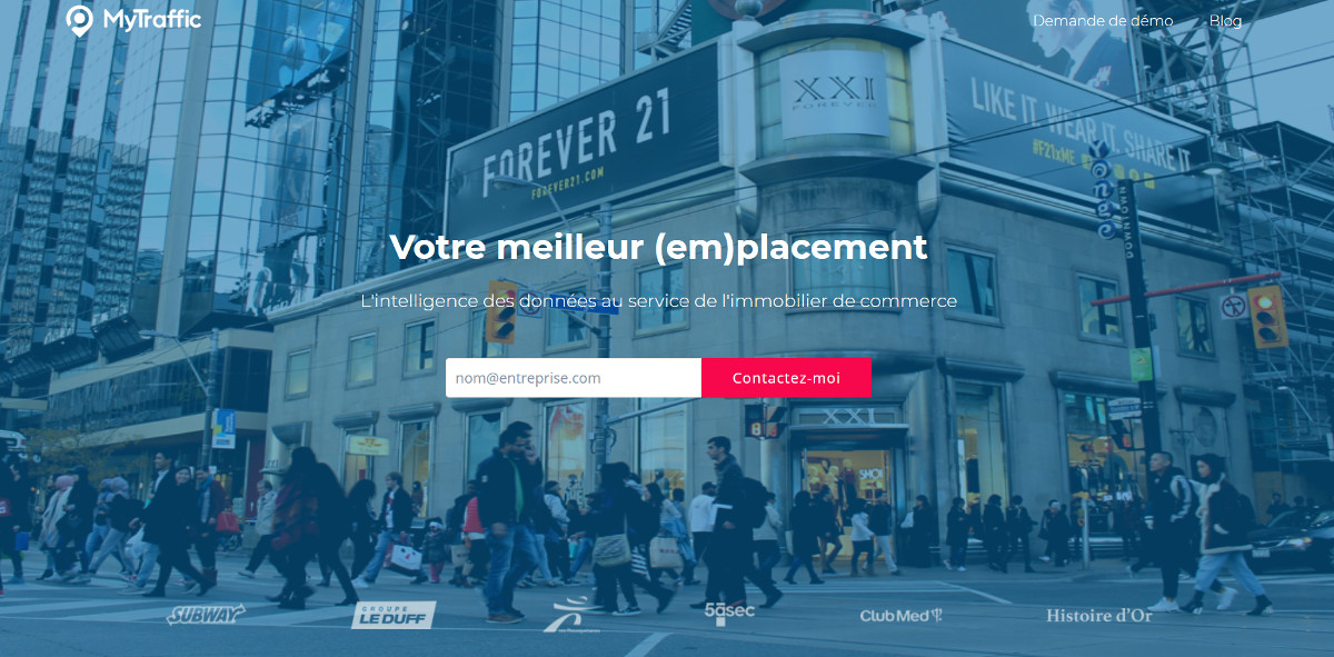 Mytraffic Startup Immobilier Data Passage Locaux Commerciaux