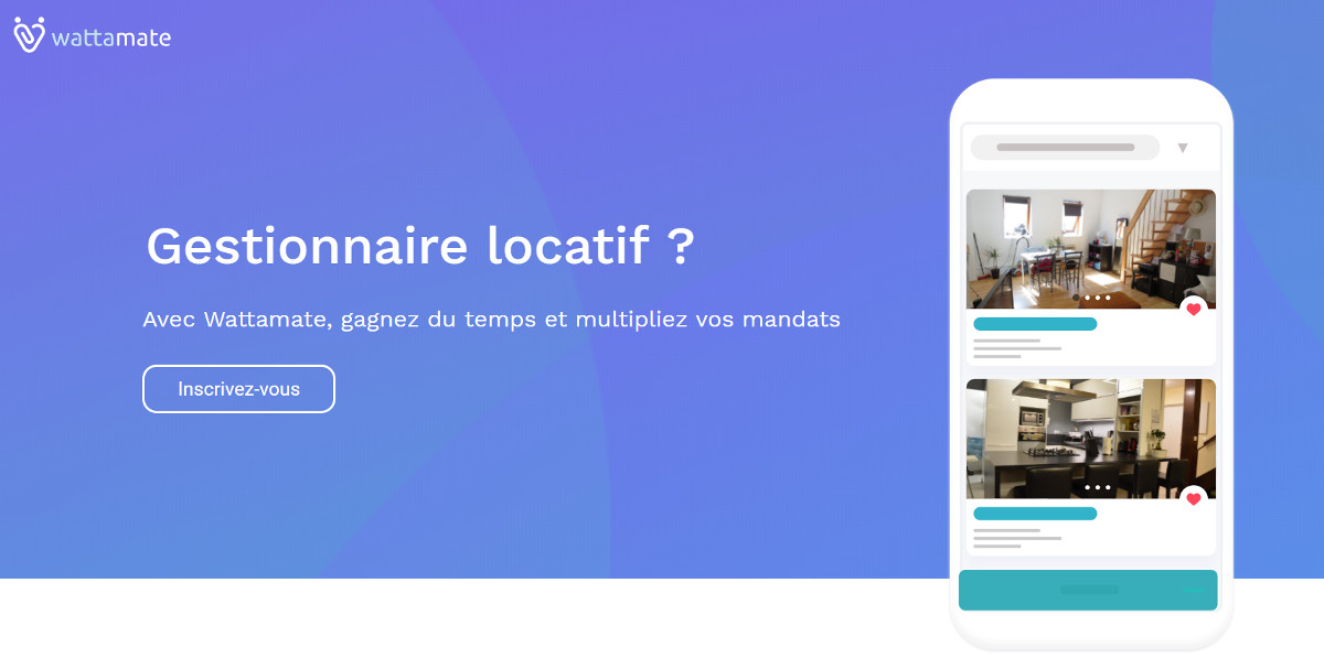 Wattamate Startup Immobilier Gestion Locatie Colocation