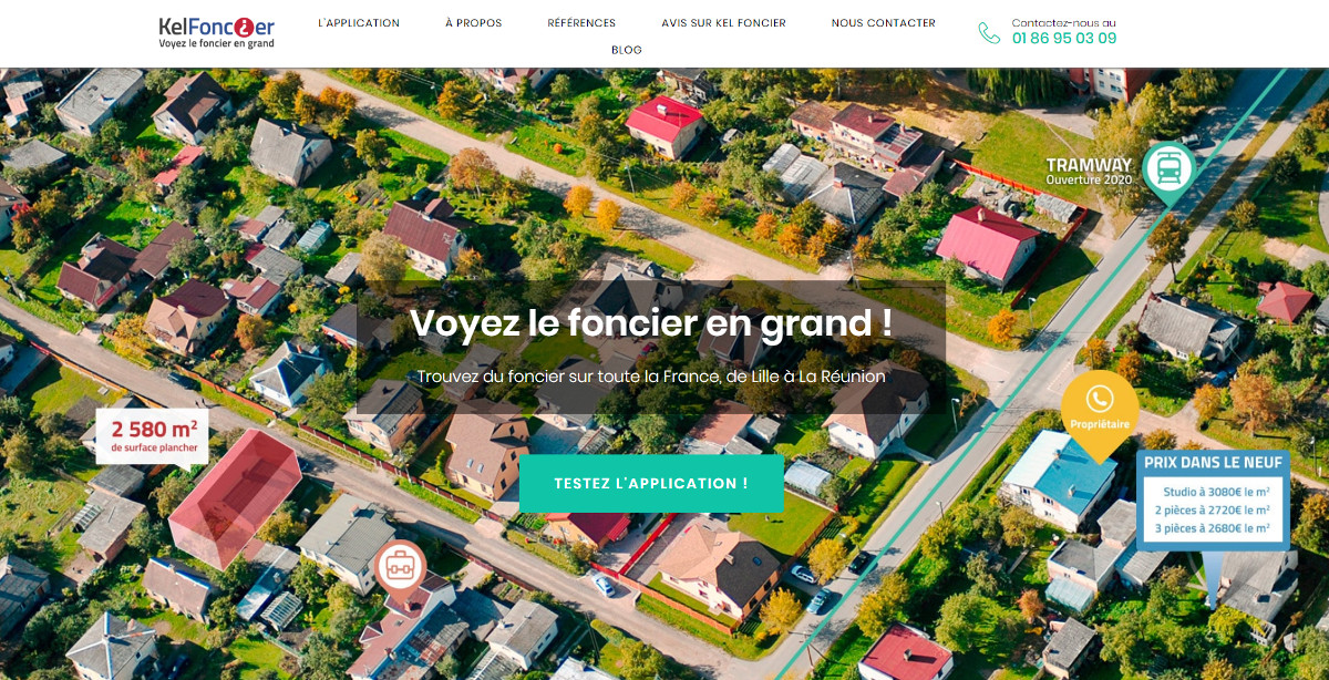 Kelfoncier Startup Immobilier Prospection Foncier