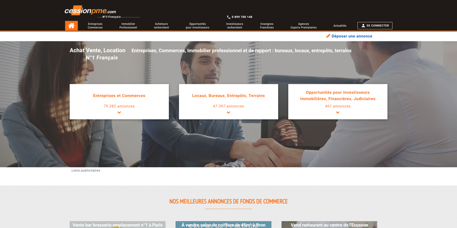 Cession Pme Portail D Annonces Immobilier Entreprise