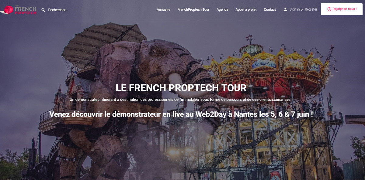 French Proptech Tour Homepage Illustration