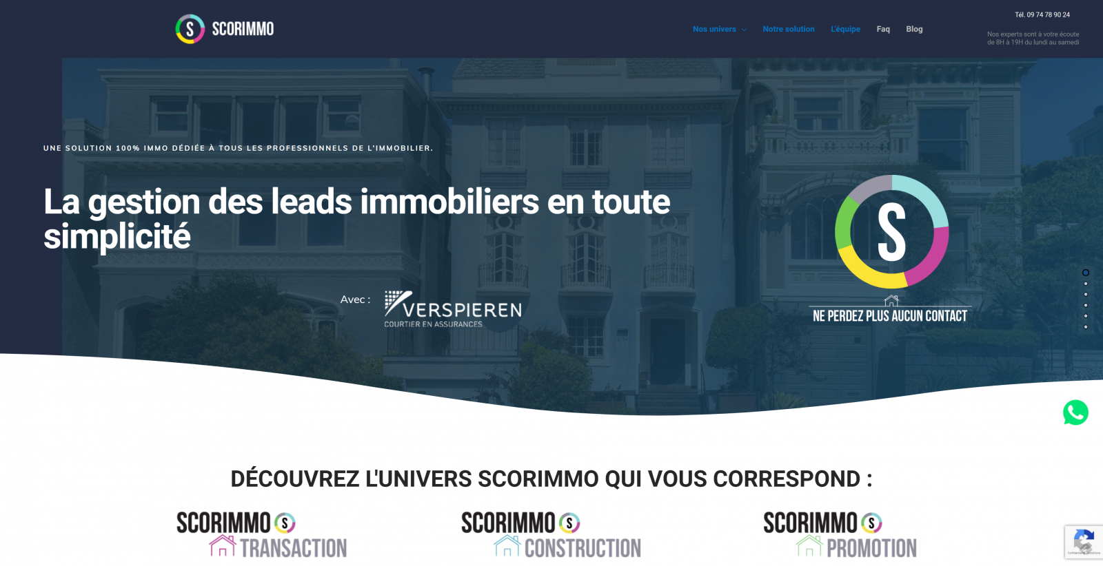 Scorimmo Gestion Des Leads Immobiliers