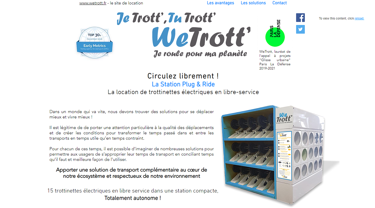 Wetrott Mobilite Urbaine Immobilier Startup