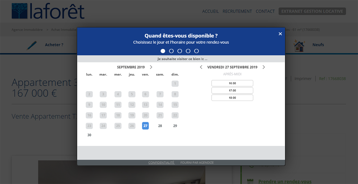 Laforet Systeme Reservation Ligne Rendez Vous Actualites