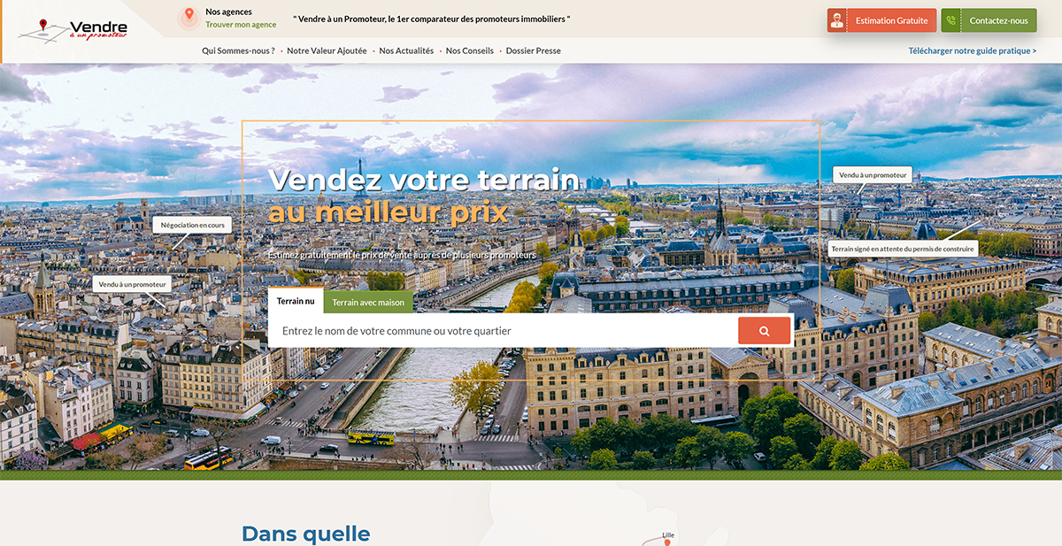 Vendre A Un Promoteur le 1er comparateur des promoteurs immobiliers