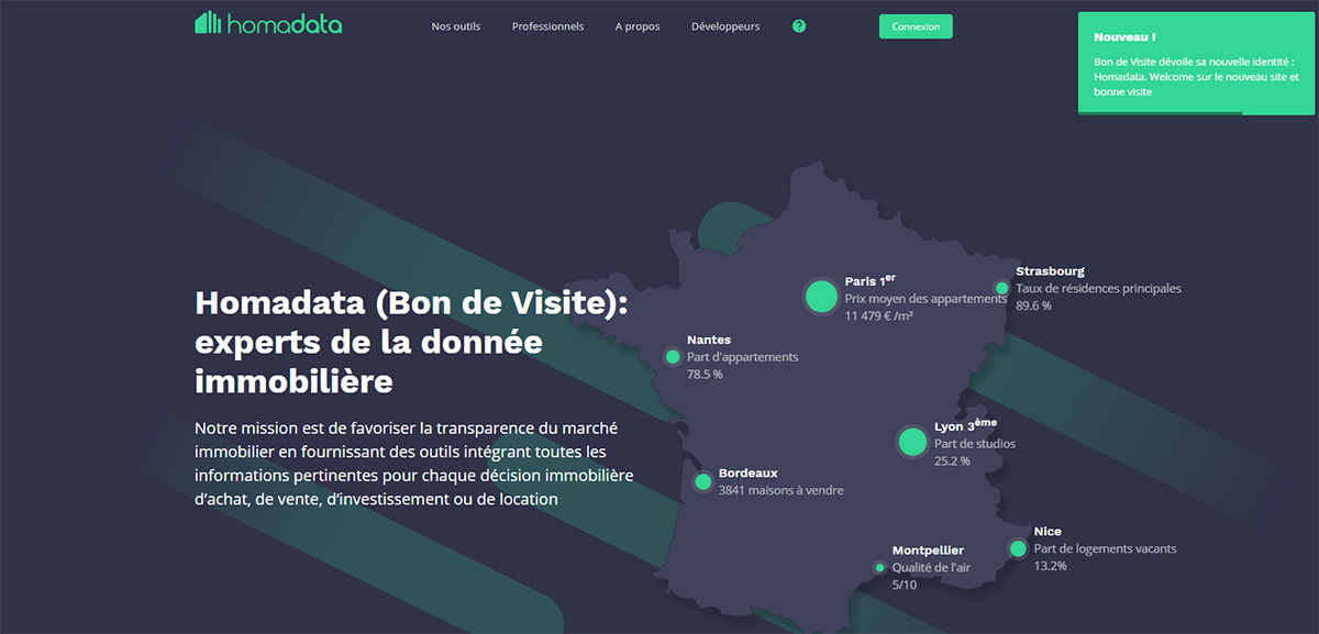 Homadata Bondevisite Donnees Immobilieres Startup