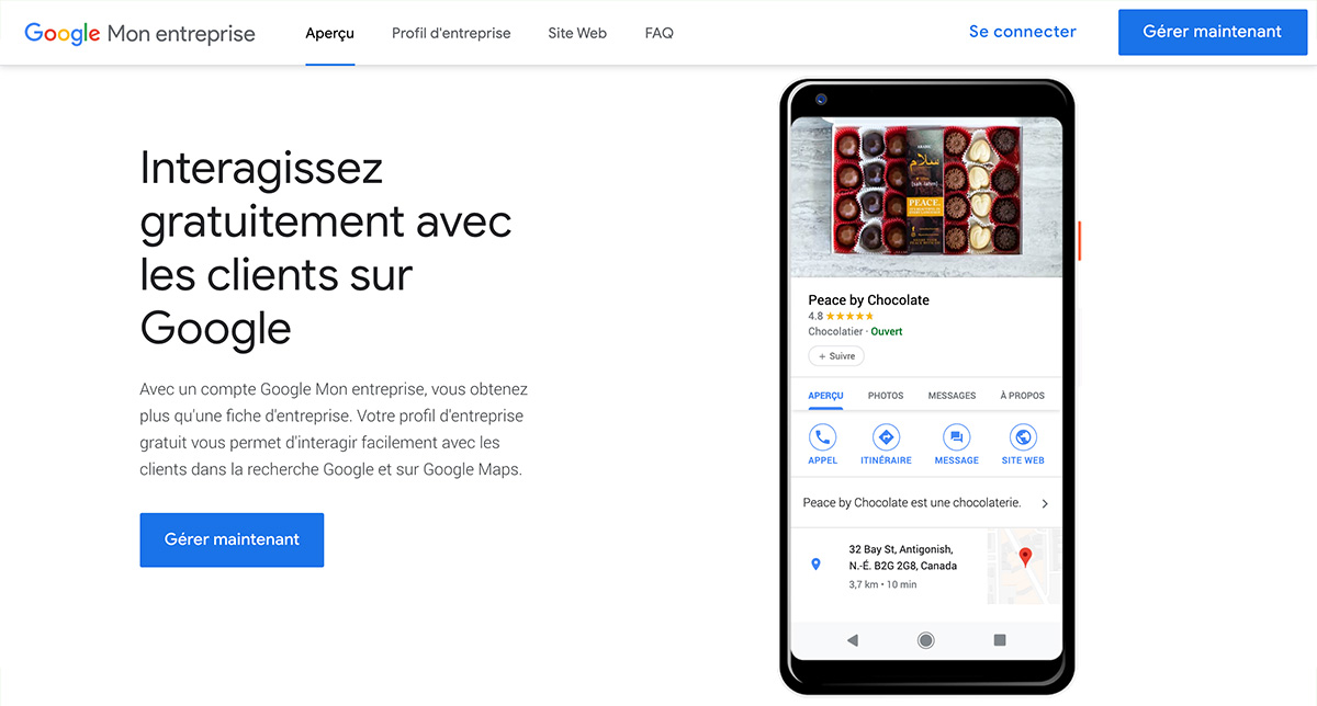 Google Mon Entreprise