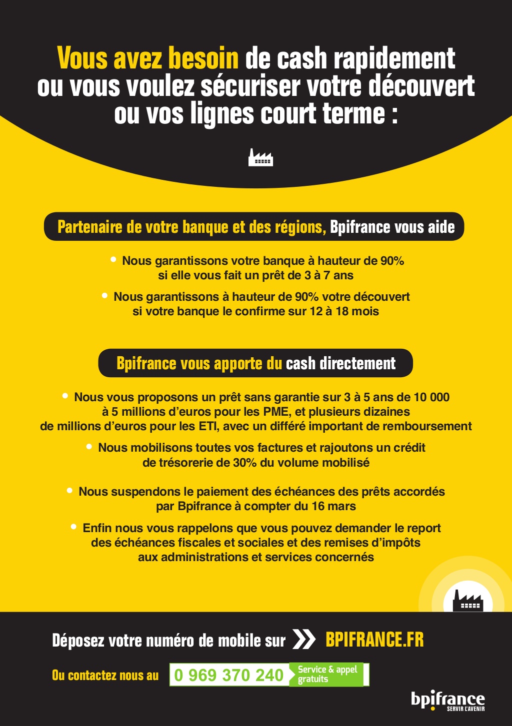 Bpifrance Annonce Coronavirus Professionnels Immobilier