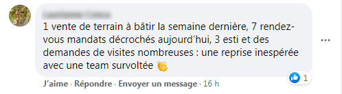 Commentaire Facebook Reprise Activite Immobiliere Joie4