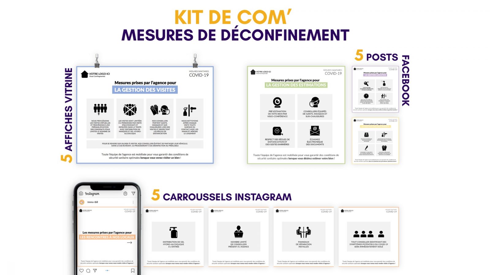 kit de com' - Mesures de Déconfinement